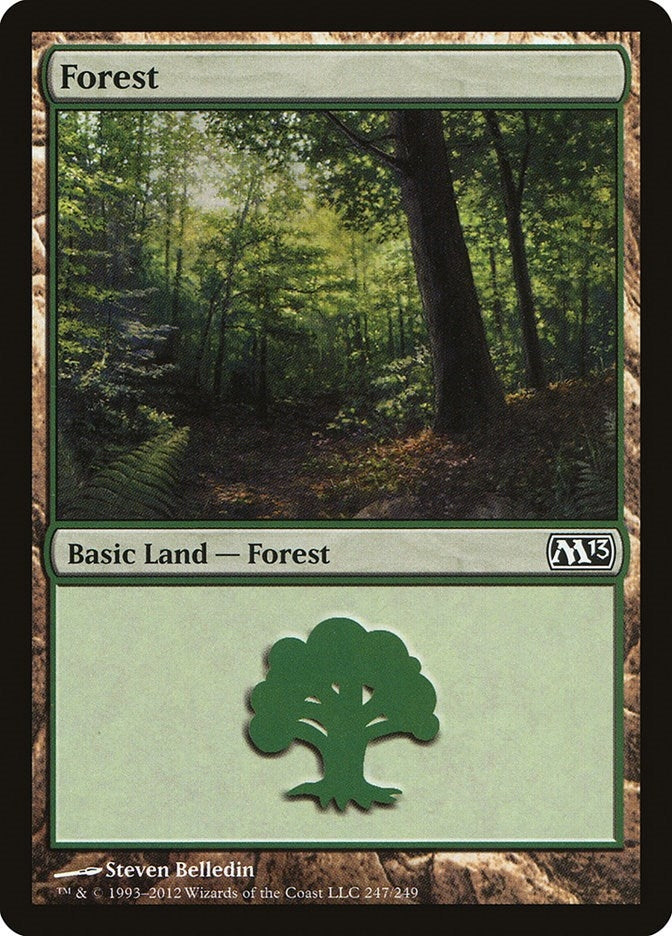 Image for Forest (247) (247) (Magic 2013 (M13)) - Magic: The Gathering