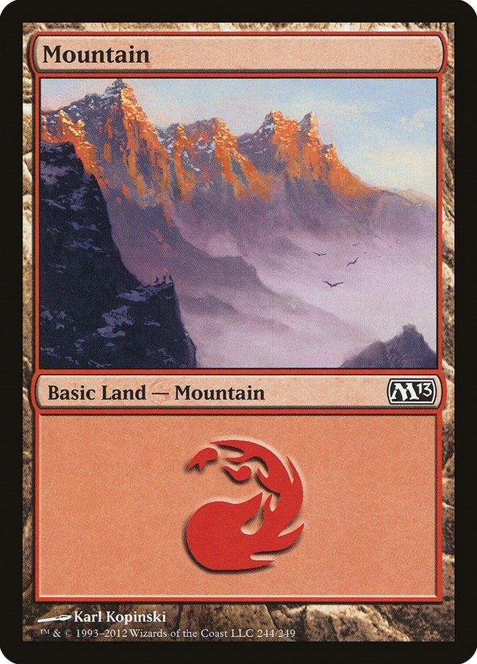 Image for Mountain (244) (244) (Magic 2013 (M13)) - Magic: The Gathering