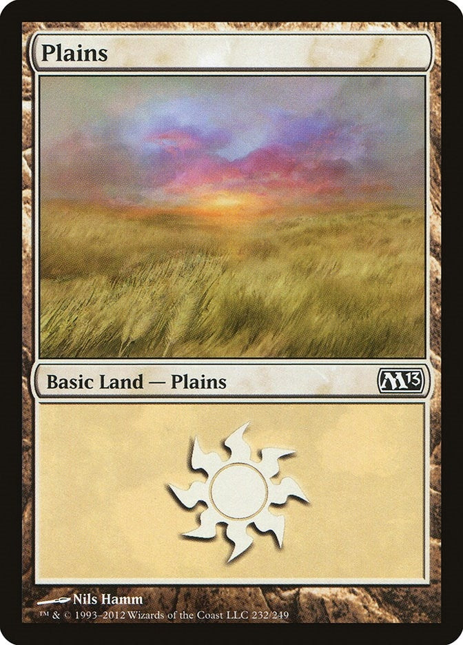 Plains (232) (232) (Magic 2013 (M13))