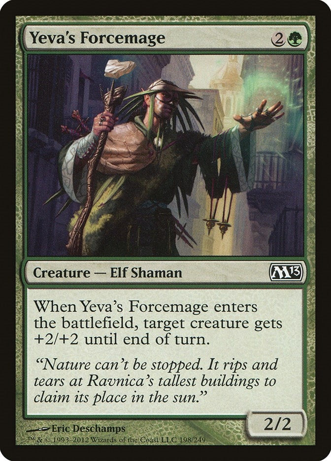 Image for Yeva's Forcemage (198) (Magic 2013 (M13)) (M13) - Magic: The Gathering