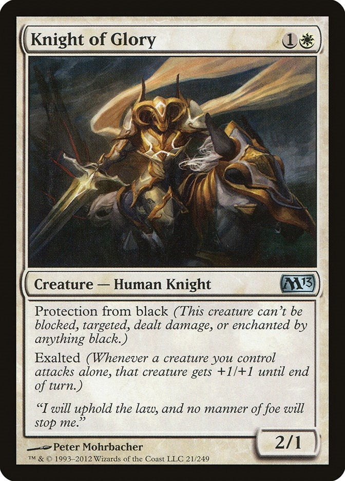 Knight of Glory (21) (Magic 2013 (M13))