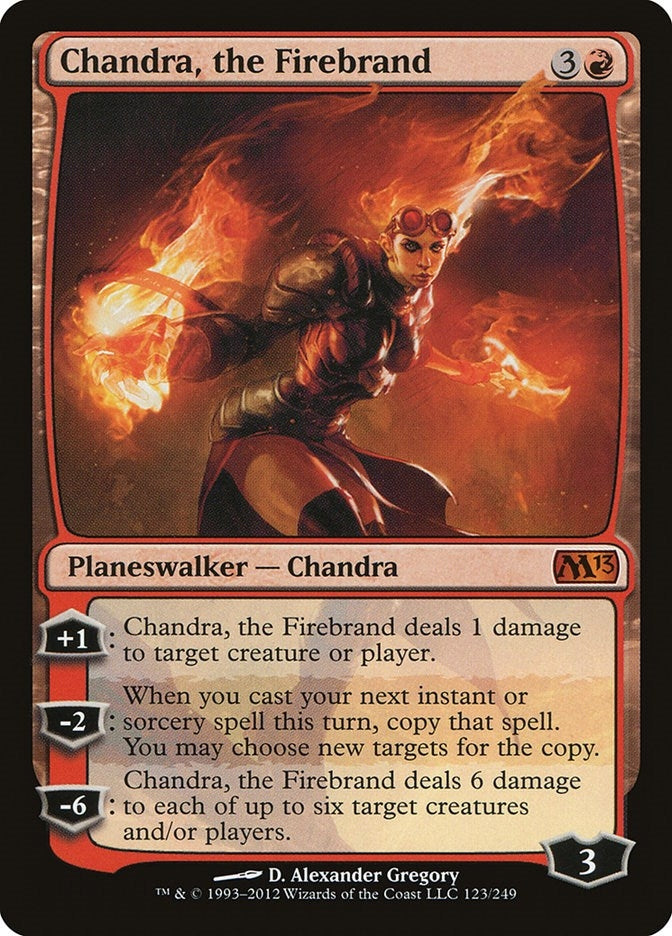 Image for Chandra, the Firebrand (123) (Magic 2013 (M13)) (M13) - Magic: The Gathering