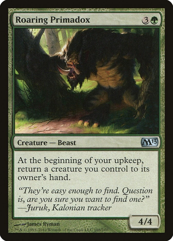 Image for Roaring Primadox (188) (Magic 2013 (M13)) (M13) - Magic: The Gathering