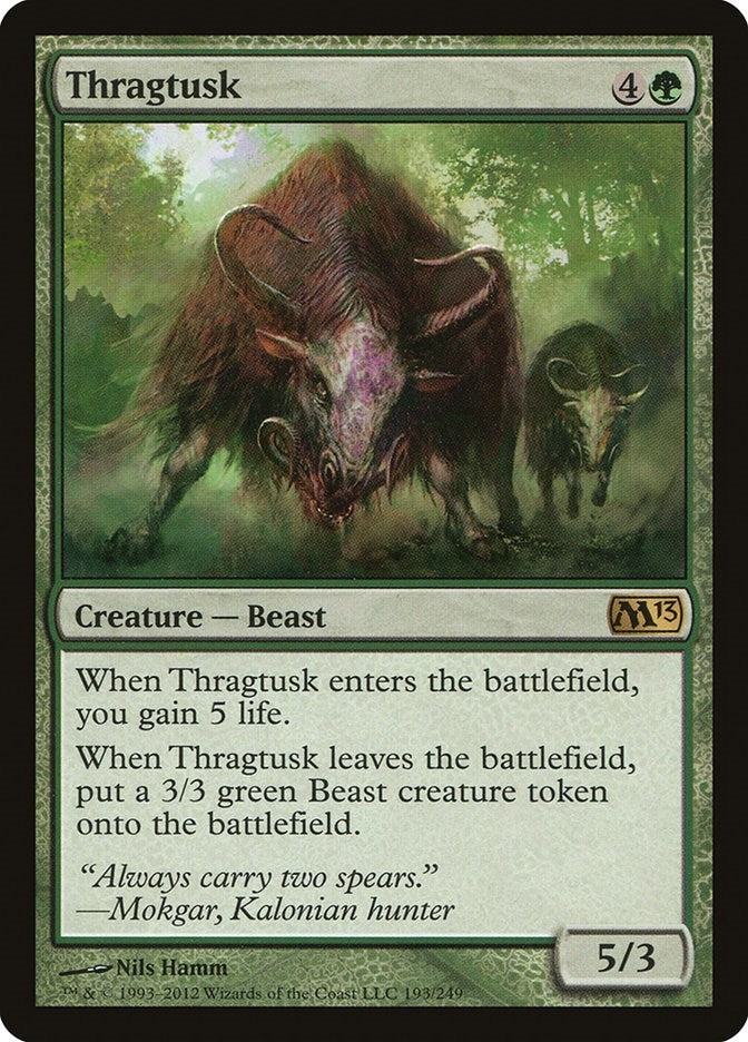 Image for Thragtusk (193) (Magic 2013 (M13)) - Magic: The Gathering