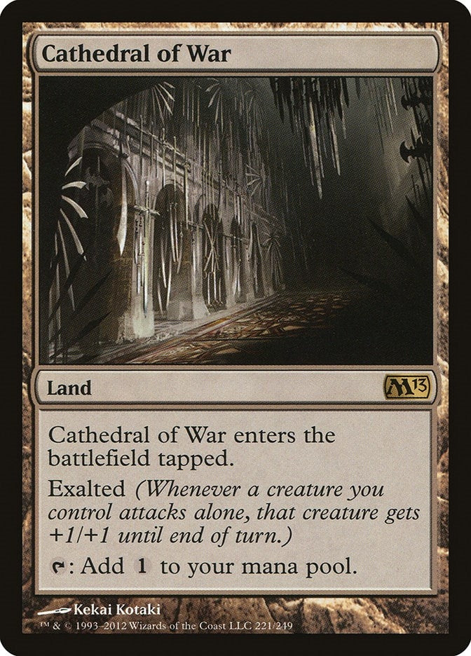 Image for Cathedral of War (221) (Magic 2013 (M13)) - Magic: The Gathering
