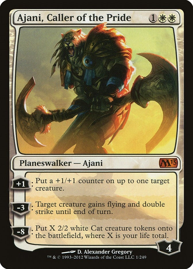 Image for Ajani, Caller of the Pride (1) (Magic 2013 (M13)) (M13) - Magic: The Gathering