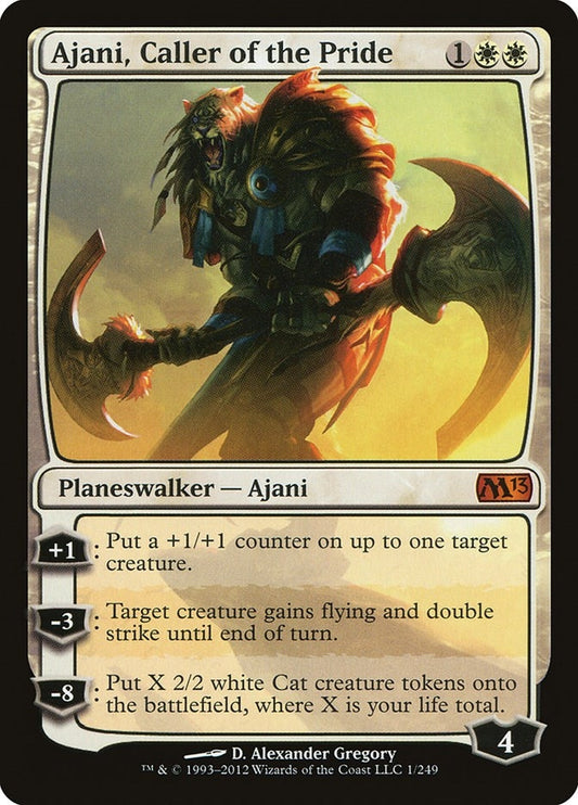 Image for Ajani, Caller of the Pride (1) (Magic 2013 (M13)) (M13) - Magic: The Gathering