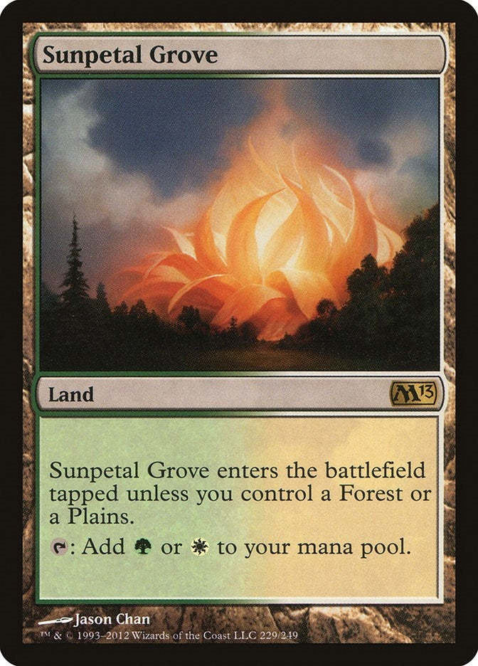 Image for Sunpetal Grove (229) (Magic 2013 (M13)) - Magic: The Gathering