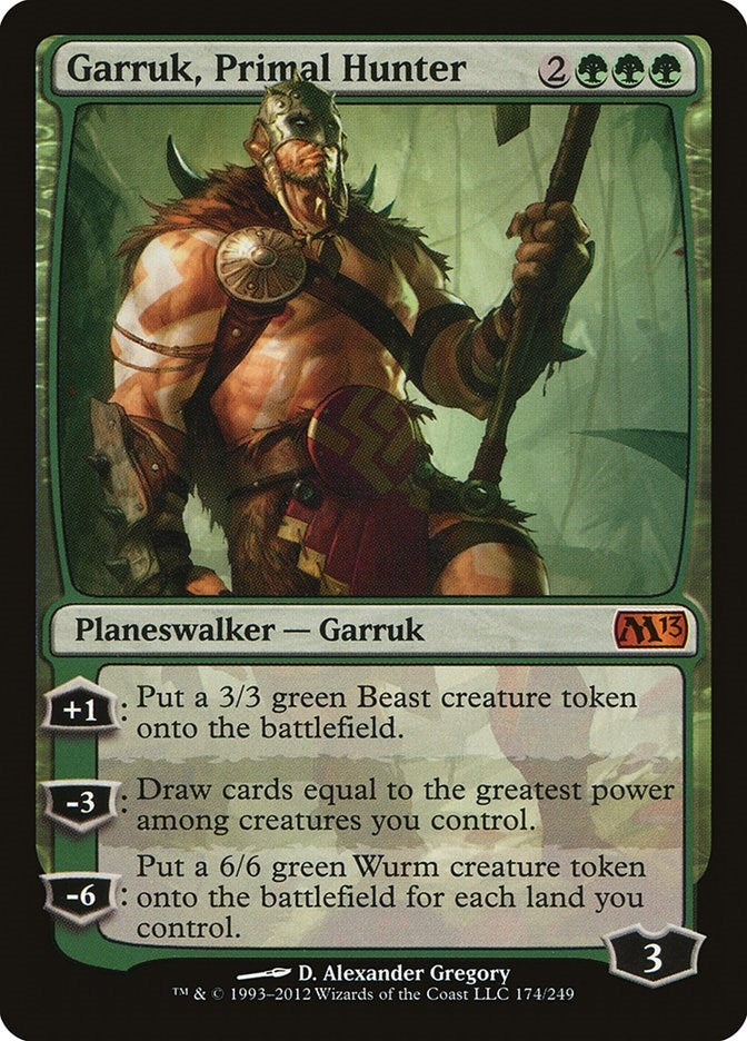 Image for Garruk, Primal Hunter (174) (Magic 2013 (M13)) (M13) - Magic: The Gathering
