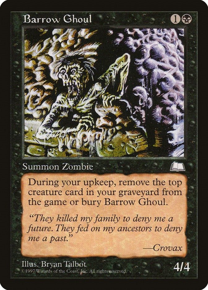 Image for Barrow Ghoul (Weatherlight) (WTH) - Magic: The Gathering