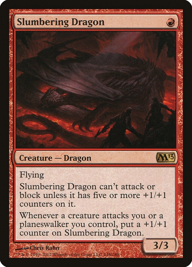 Image for Slumbering Dragon (148) (Magic 2013 (M13)) - Magic: The Gathering
