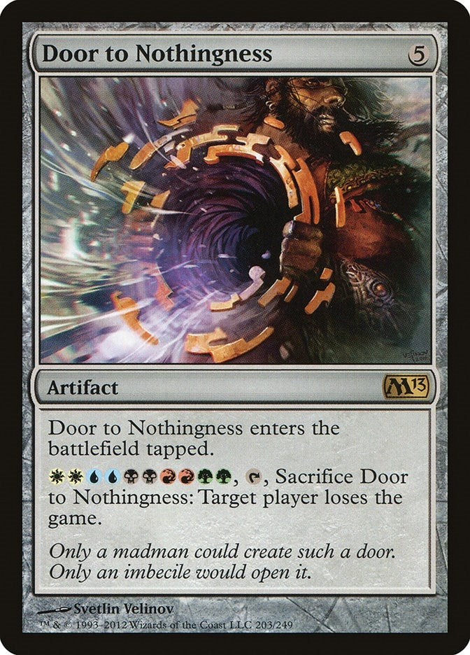 Image for Door to Nothingness (203) (Magic 2013 (M13)) (M13) - Magic: The Gathering