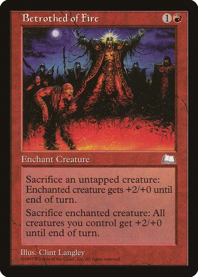 Image for Betrothed of Fire (Weatherlight) (WTH) - Magic: The Gathering