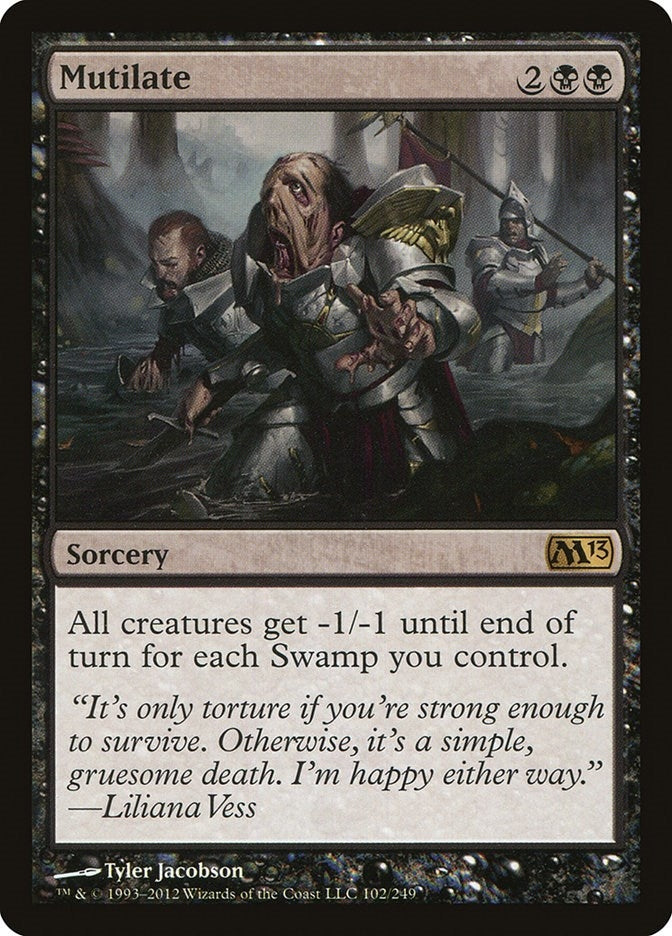 Image for Mutilate (102) (Magic 2013 (M13)) - Magic: The Gathering