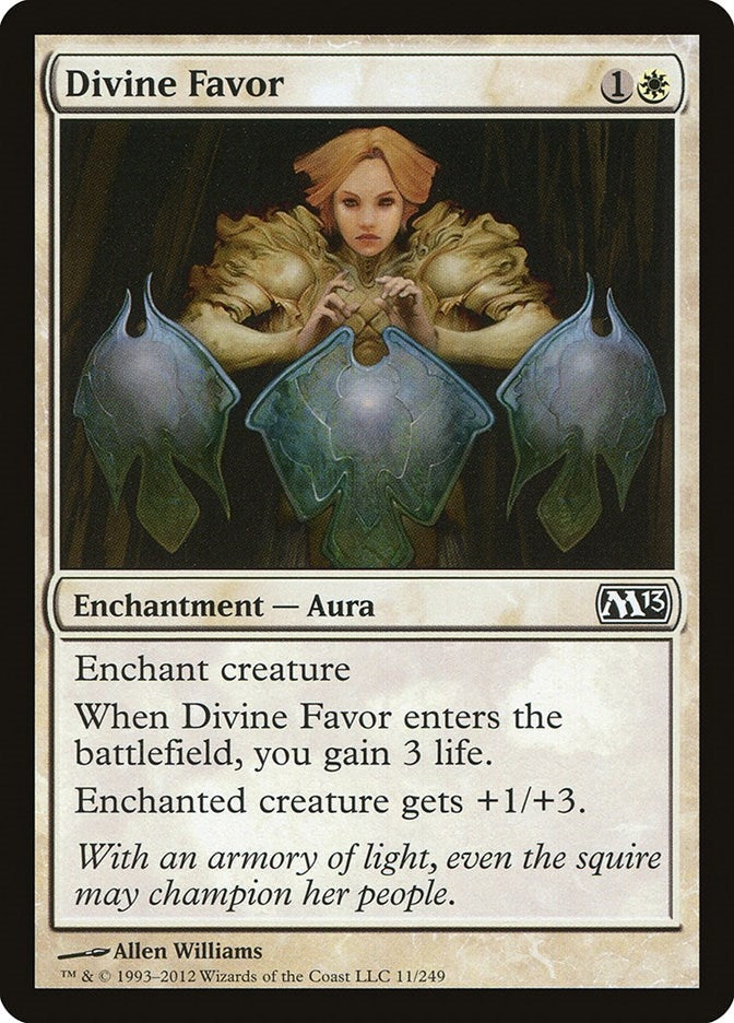 Image for Divine Favor (11) (Magic 2013 (M13)) - Magic: The Gathering