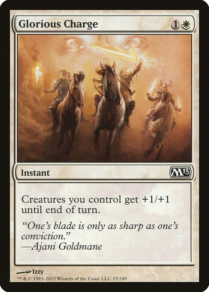 Image for Glorious Charge (15) (Magic 2013 (M13)) (M13) - Magic: The Gathering
