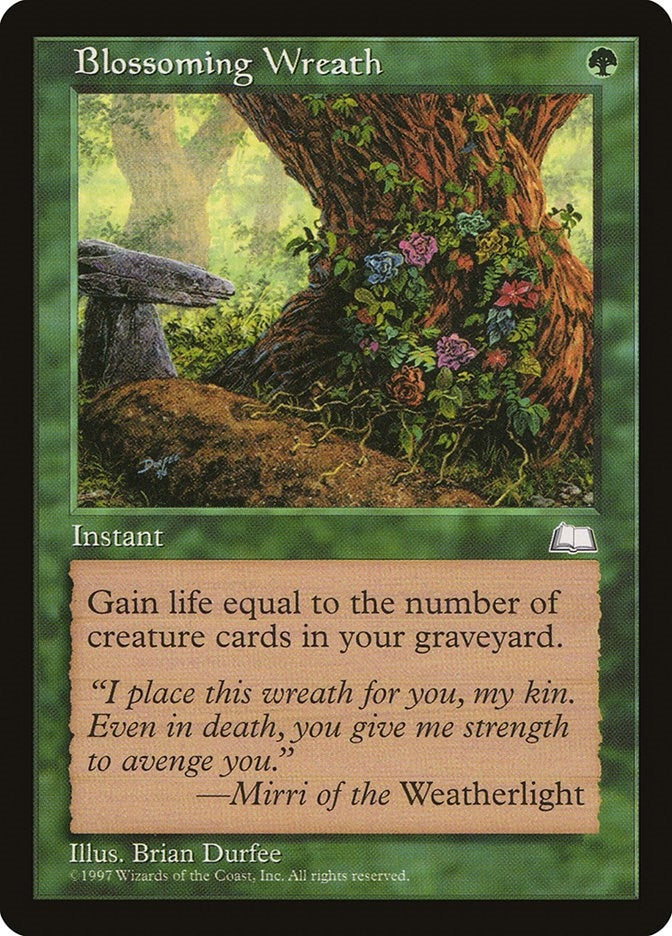 Image for Blossoming Wreath (Weatherlight) (WTH) - Magic: The Gathering