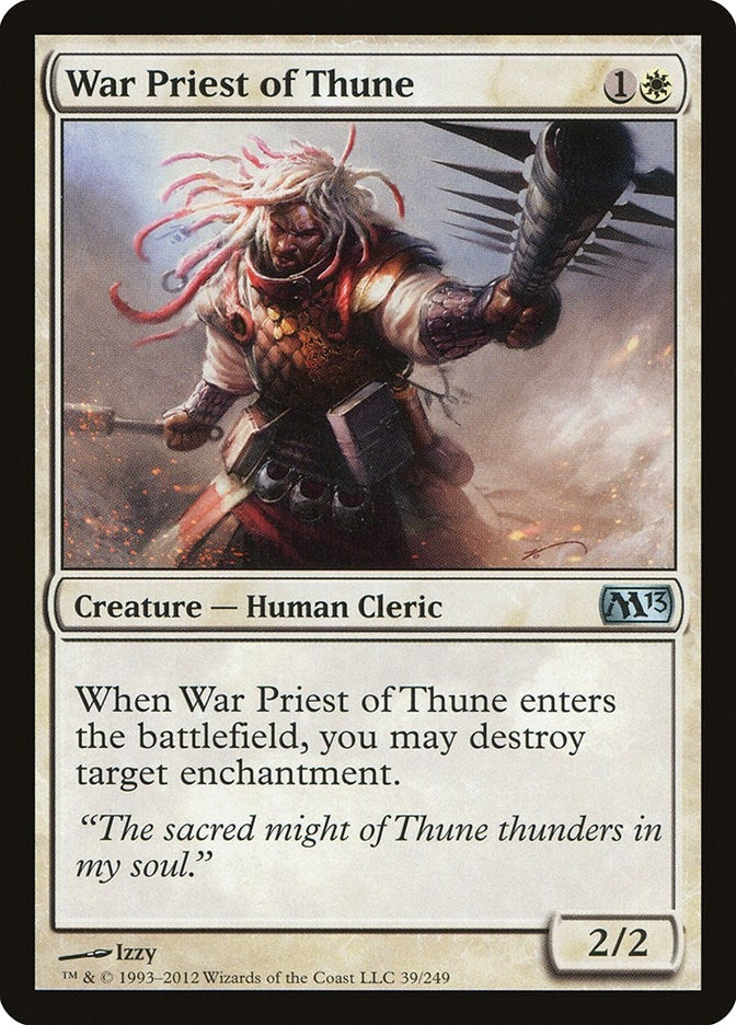 Image for War Priest of Thune (39) (Magic 2013 (M13)) - Magic: The Gathering
