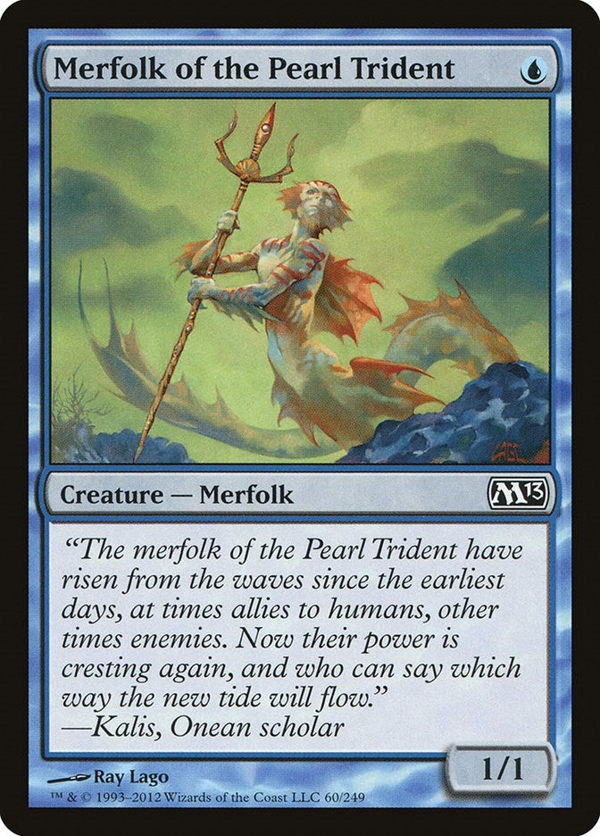 Image for Merfolk of the Pearl Trident (60) (Magic 2013 (M13)) - Magic: The Gathering