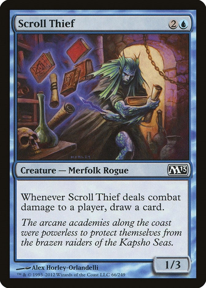 Image for Scroll Thief (66) (Magic 2013 (M13)) (M13) - Magic: The Gathering