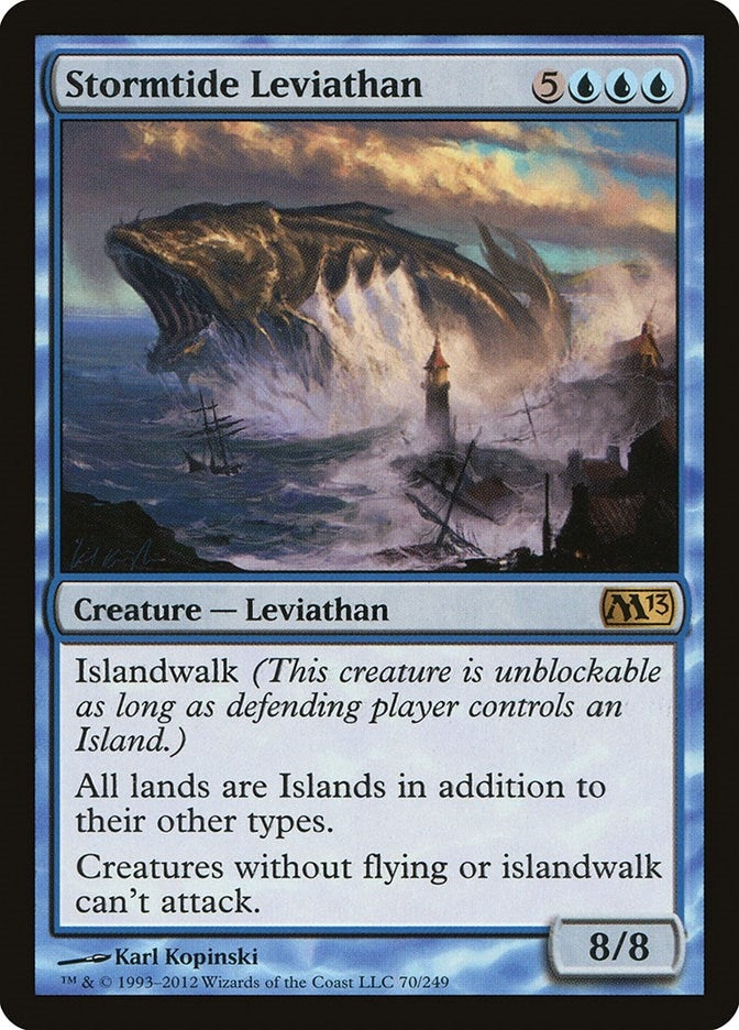 Image for Stormtide Leviathan (70) (Magic 2013 (M13)) (M13) - Magic: The Gathering