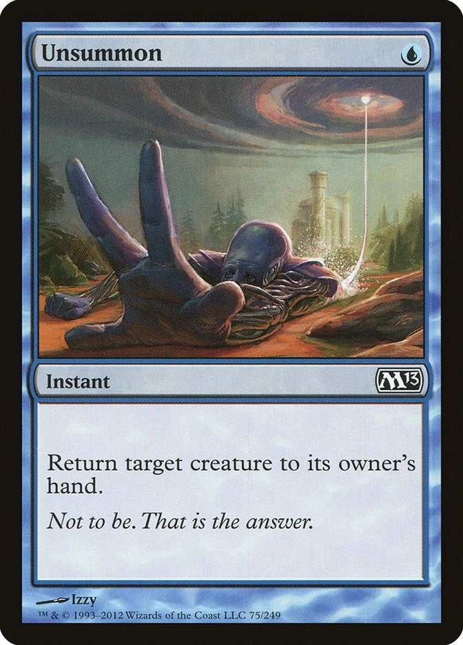 Unsummon (75) (Magic 2013 (M13))