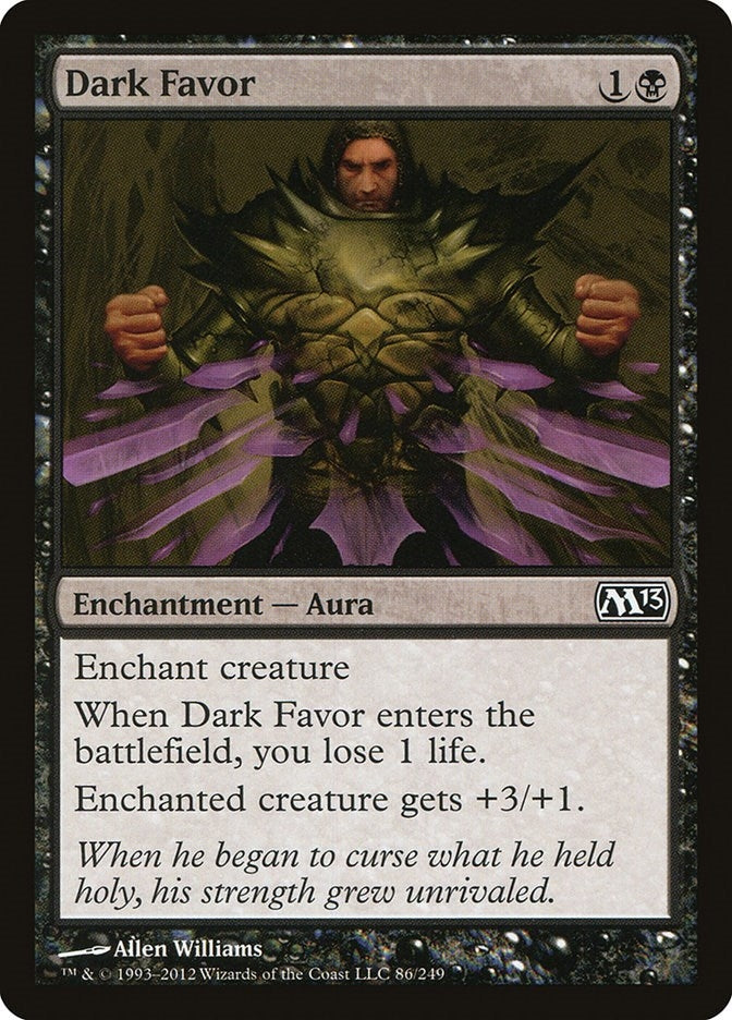 Dark Favor (86) (Magic 2013 (M13))
