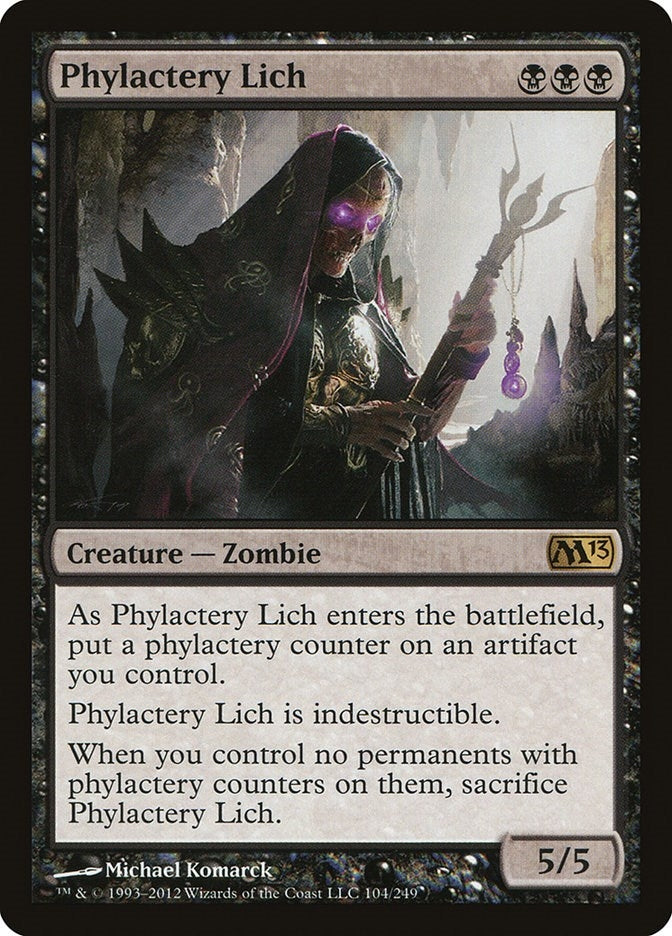 Phylactery Lich (104) (Magic 2013 (M13))