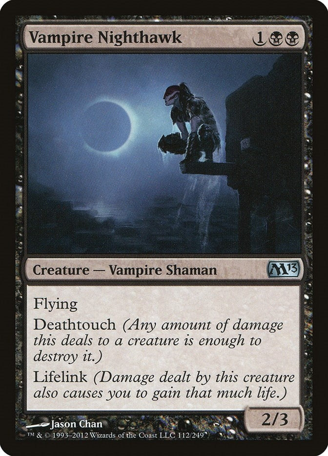 Image for Vampire Nighthawk (112) (Magic 2013 (M13)) - Magic: The Gathering