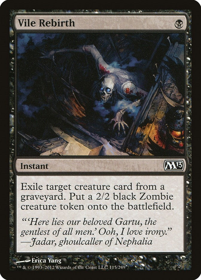 Image for Vile Rebirth (115) (Magic 2013 (M13)) (M13) - Magic: The Gathering