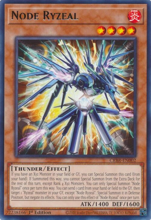 Image for Node Ryzeal (CRBR-EN002) (Crossover Breakers) - YuGiOh