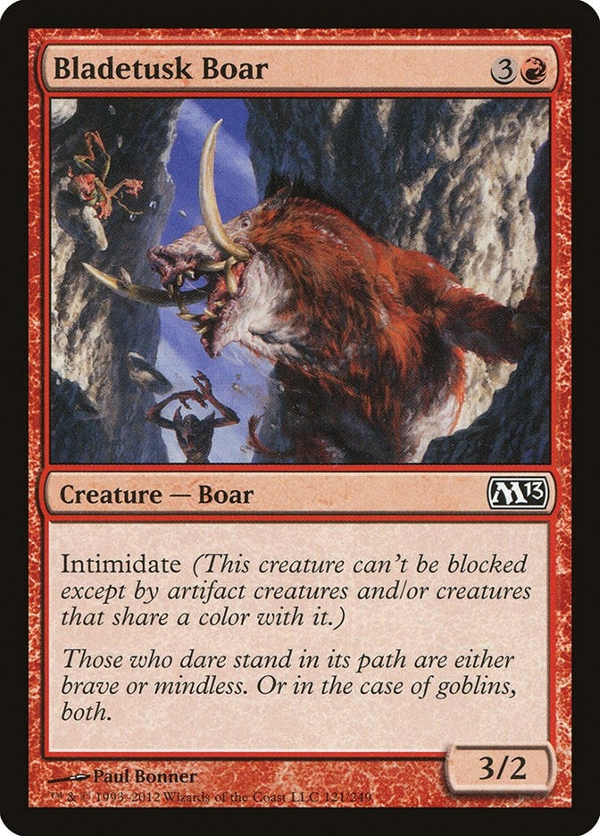 Bladetusk Boar (121) (Magic 2013 (M13))