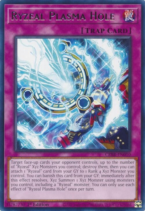 Image for Ryzeal Plasma Hole (CRBR-EN010) (Crossover Breakers) - YuGiOh
