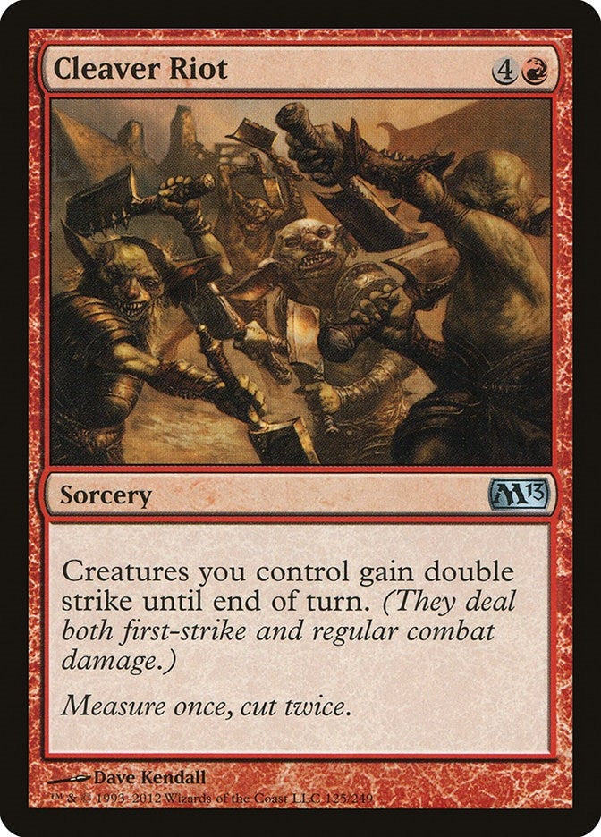 Image for Cleaver Riot (125) (Magic 2013 (M13)) - Magic: The Gathering