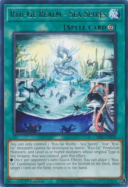 Image for Ryu-Ge Realm - Sea Spires (CRBR-EN038) (Crossover Breakers) - YuGiOh