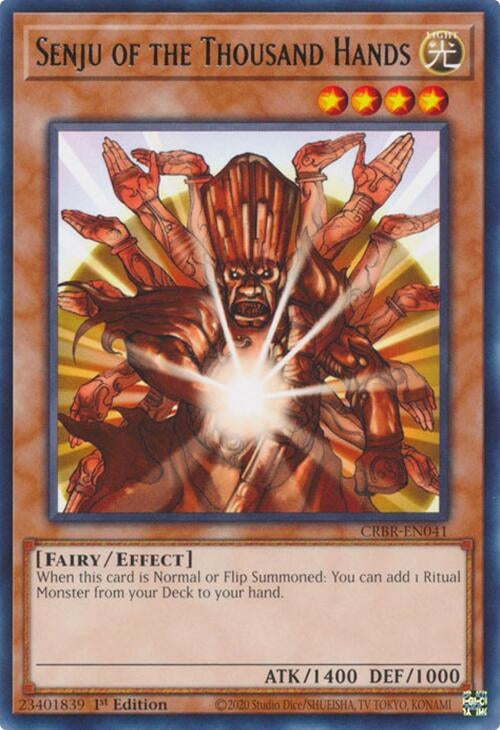 Image for Senju of the Thousand Hands (CRBR-EN041) (Crossover Breakers) - YuGiOh