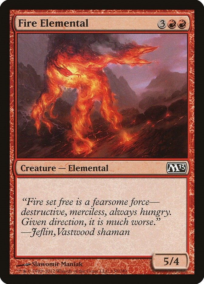 Fire Elemental (130) (Magic 2013 (M13))