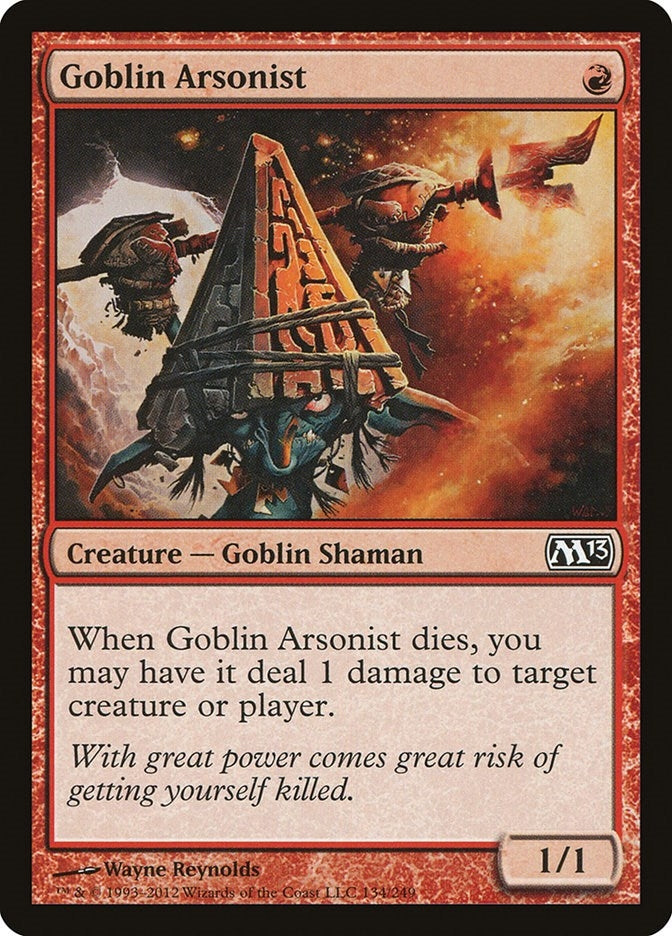 Image for Goblin Arsonist (134) (Magic 2013 (M13)) (M13) - Magic: The Gathering