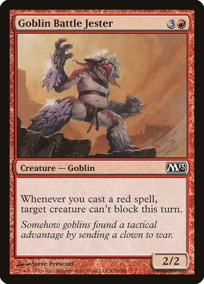Image for Goblin Battle Jester (135) (Magic 2013 (M13)) - Magic: The Gathering