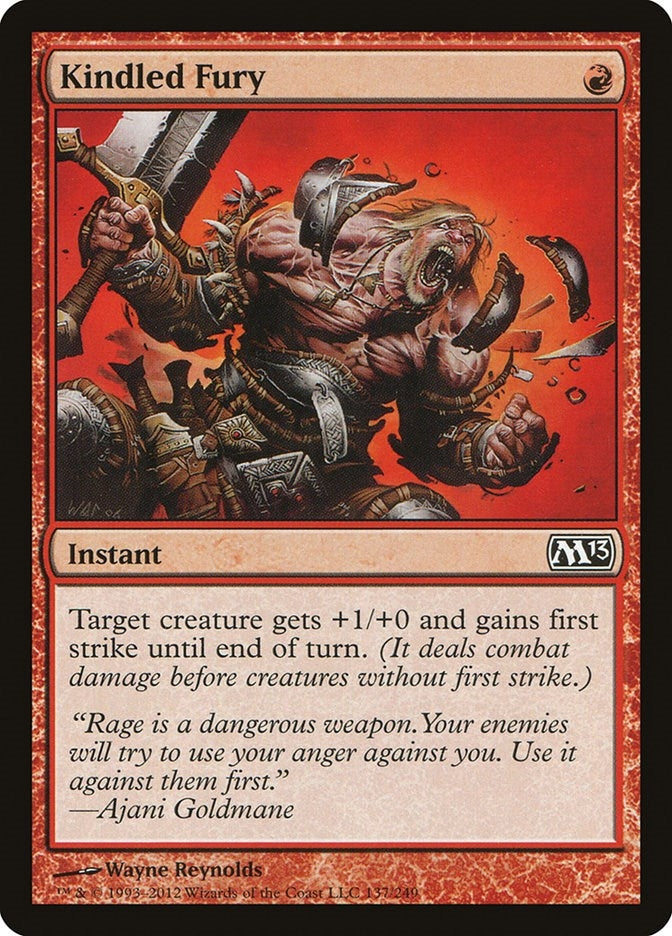 Kindled Fury (137) (Magic 2013 (M13))