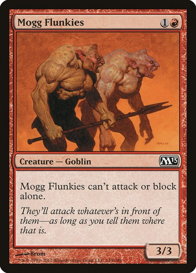 Mogg Flunkies (143) (Magic 2013 (M13))