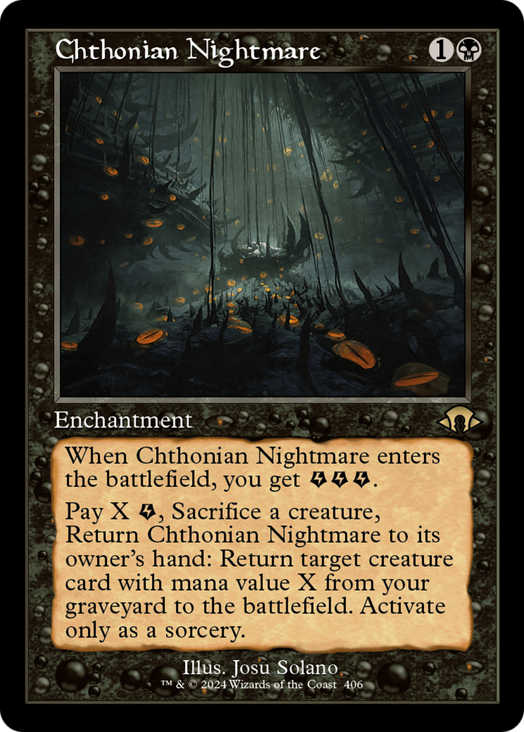 Chthonian Nightmare (Retro Frame) (406) (MH3)
