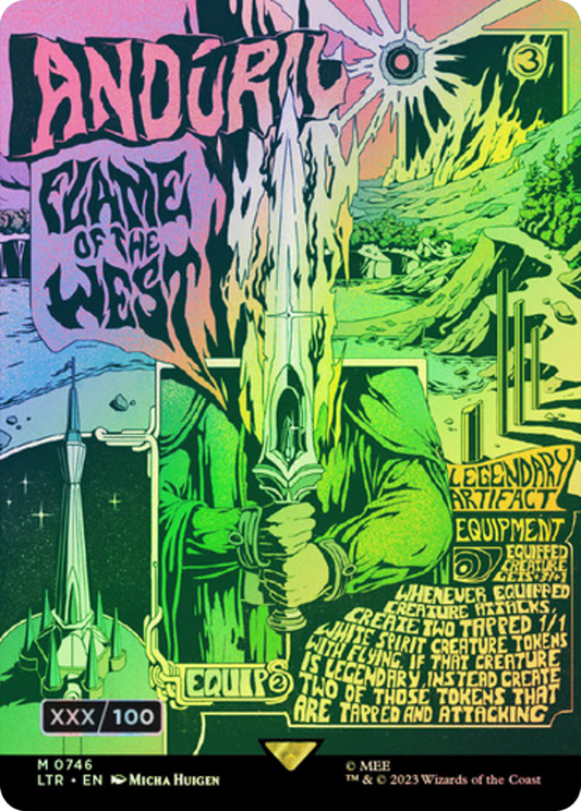Anduril, Flame of the West (Borderless Poster) (Serial Numbered) (746) (LTR)
