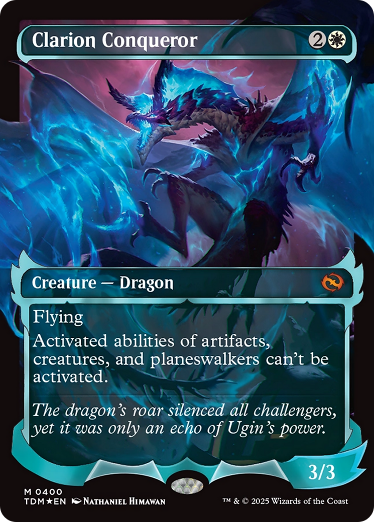 Clarion Conqueror (TDM-400) - Tarkir: Dragonstorm: (Showcase) Foil