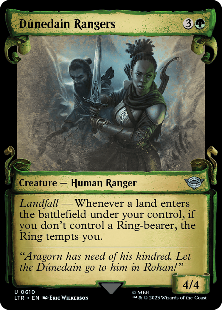 Dunedain Rangers (Showcase Scrolls) (610) (LTR)