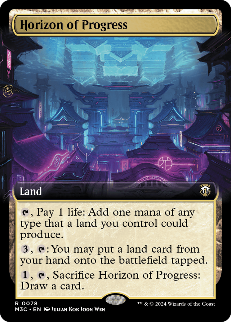Horizon of Progress (Extended Art) (M3C-078) - Modern Horizons 3 Commander: (Extended Art) Foil