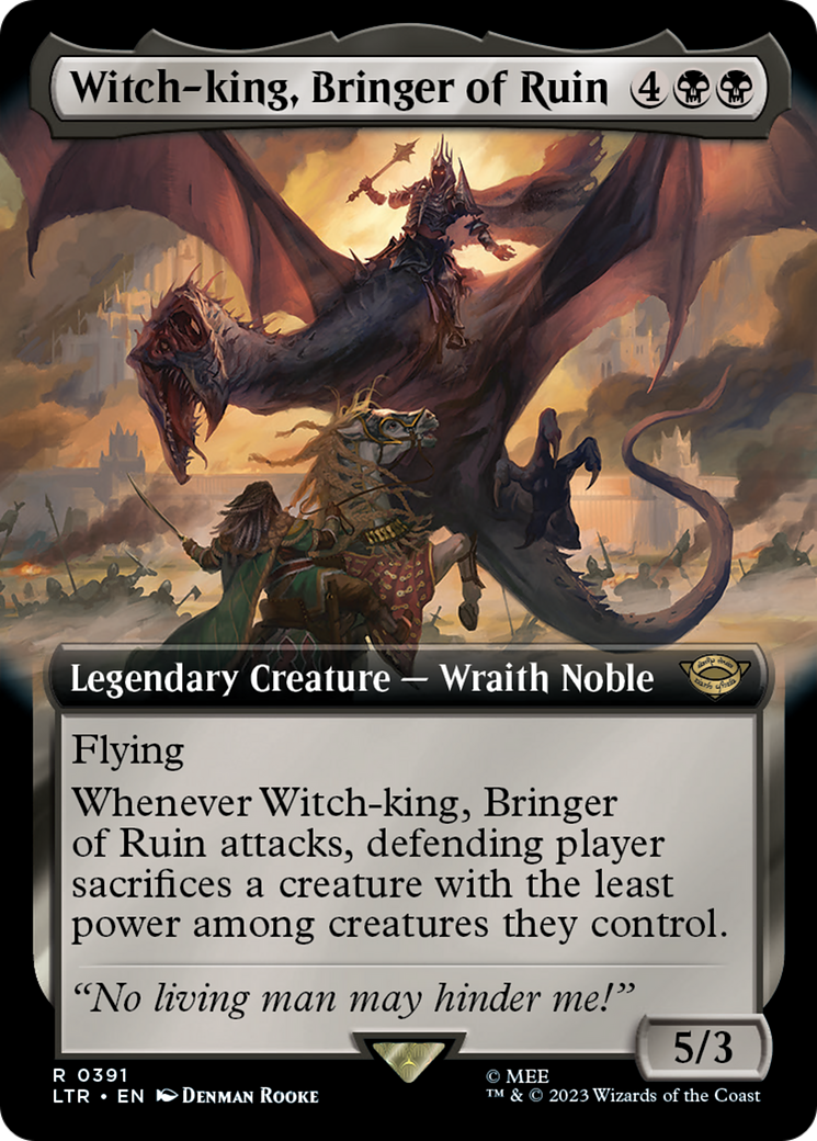 Witch-king, Bringer of Ruin (Extended Art) (391) (LTR)