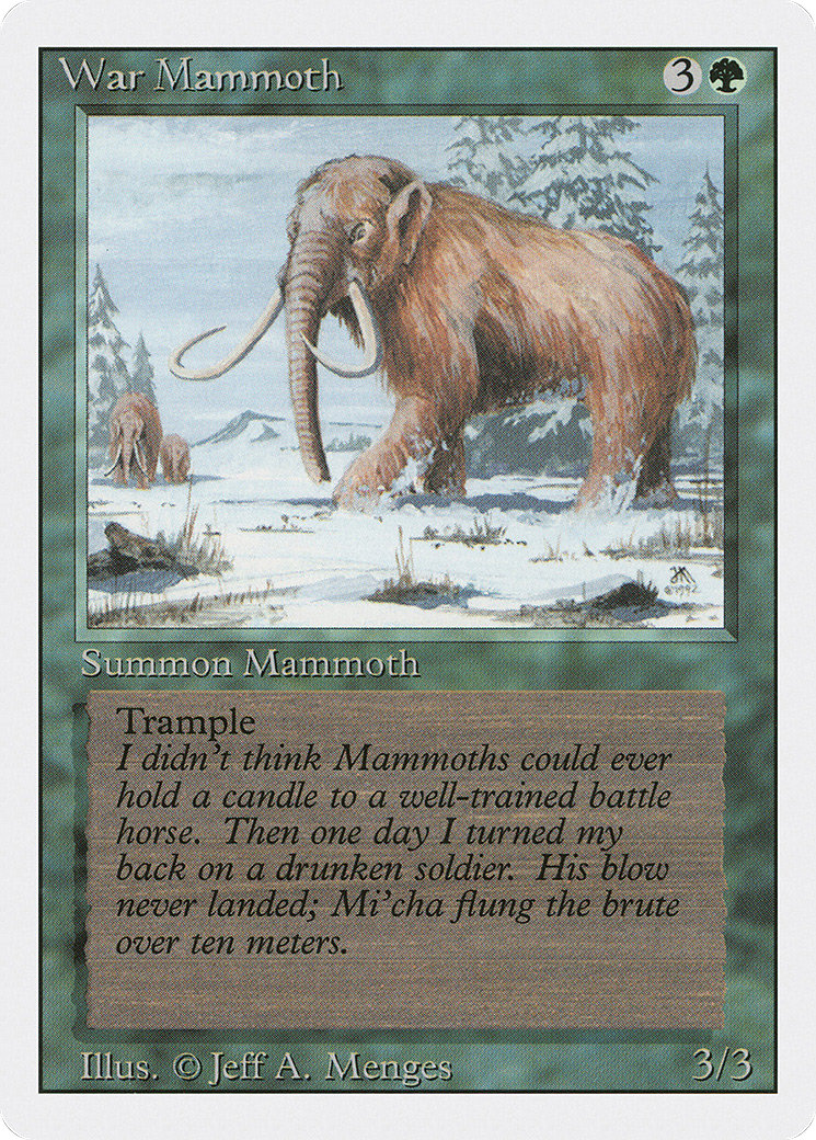 War Mammoth (3ED)