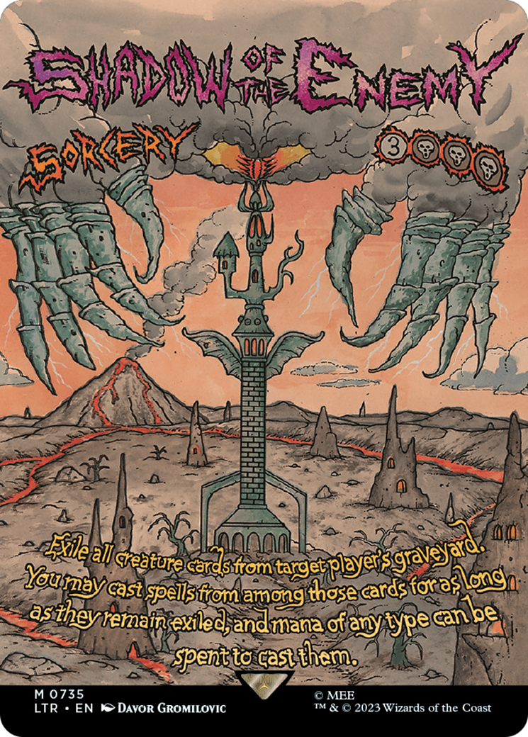 Shadow of the Enemy (Borderless Poster) (735) (LTR)