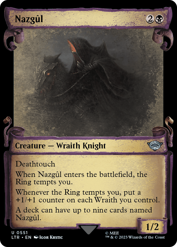 Nazgul (0551) (Showcase Scrolls) (551) (LTR)